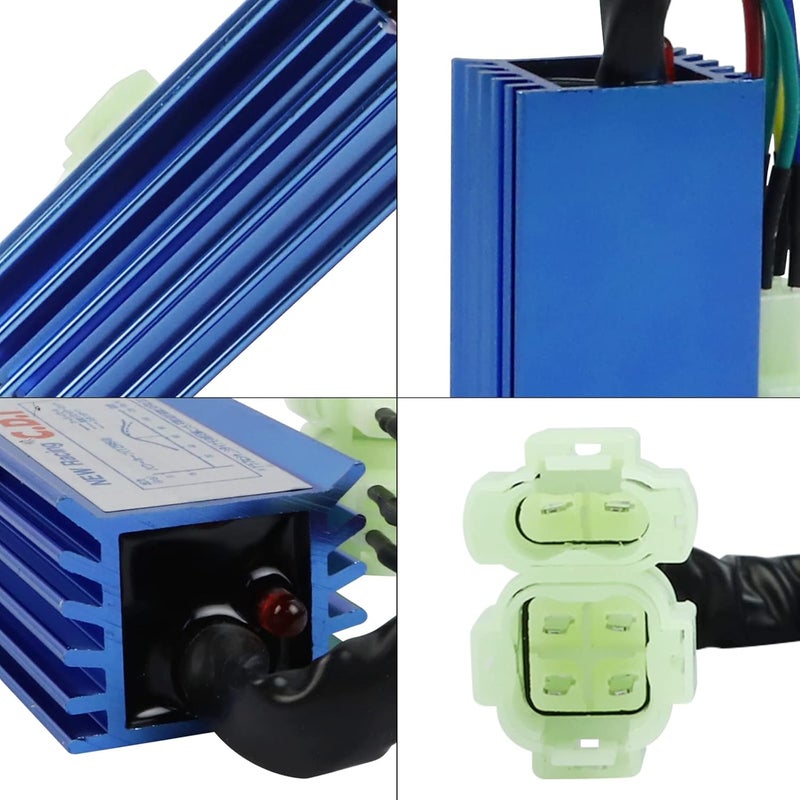 FLYPIG High Performance GY6 6 Pin AC Racing CDI Box for 50cc 125cc 150cc 139QMB 152QMI 157QMJ Chinese Scooter Moped Go Kart ATV Quads Dirt Bike Compatible with XR50 XR70 CRF50 CRF70 - Image 4